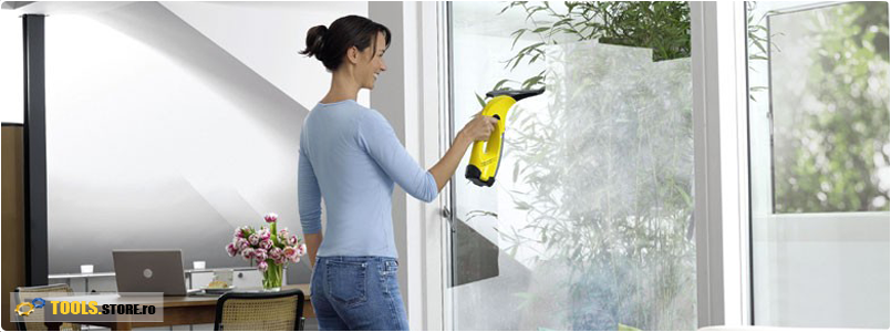 Curatitor de geamuri KARCHER WV 50: ferestre curate fara efort
